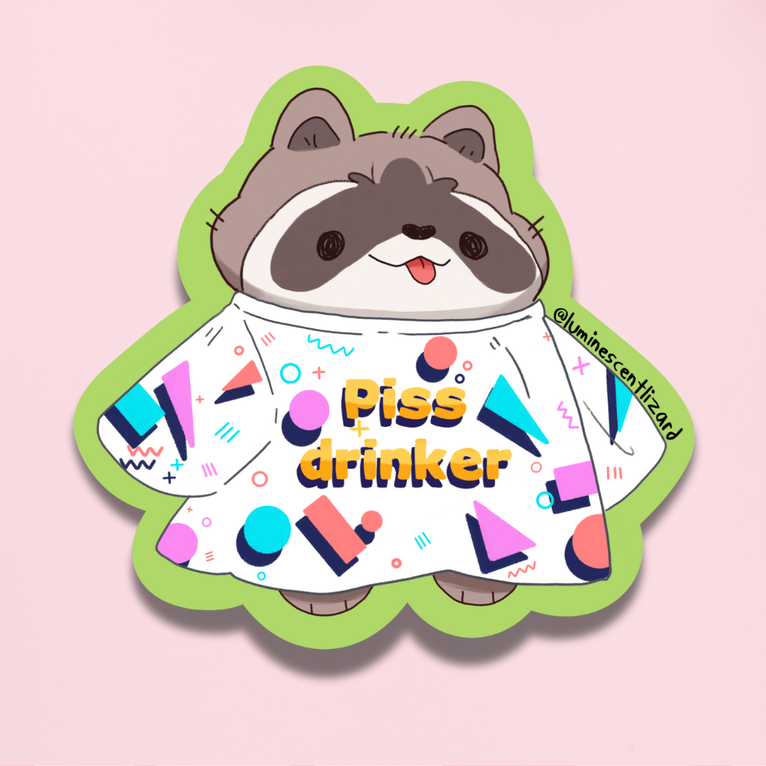 Piss Drinker Vinyl Sticker