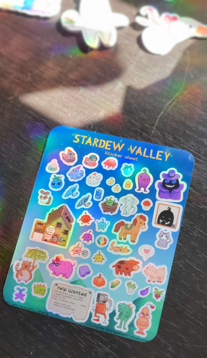 Stardew Valley Sticker Sheet