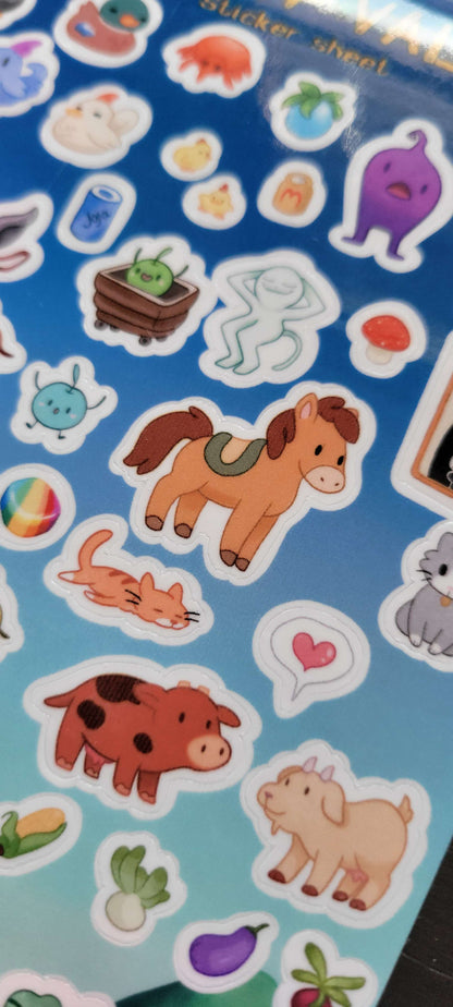 Stardew Valley Sticker Sheet