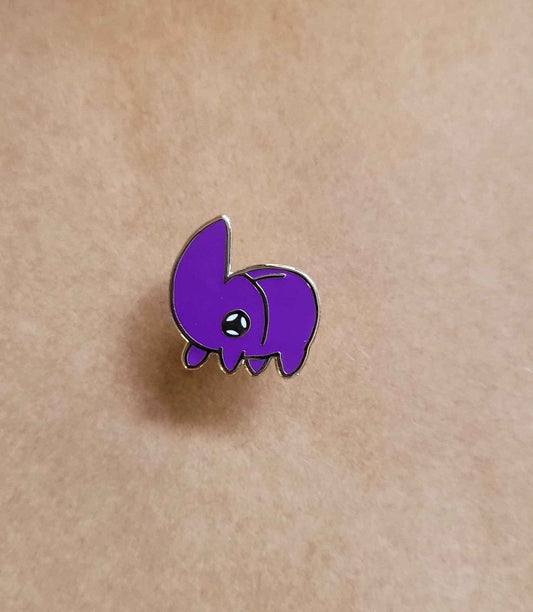 Purple Beetle Mini Pin