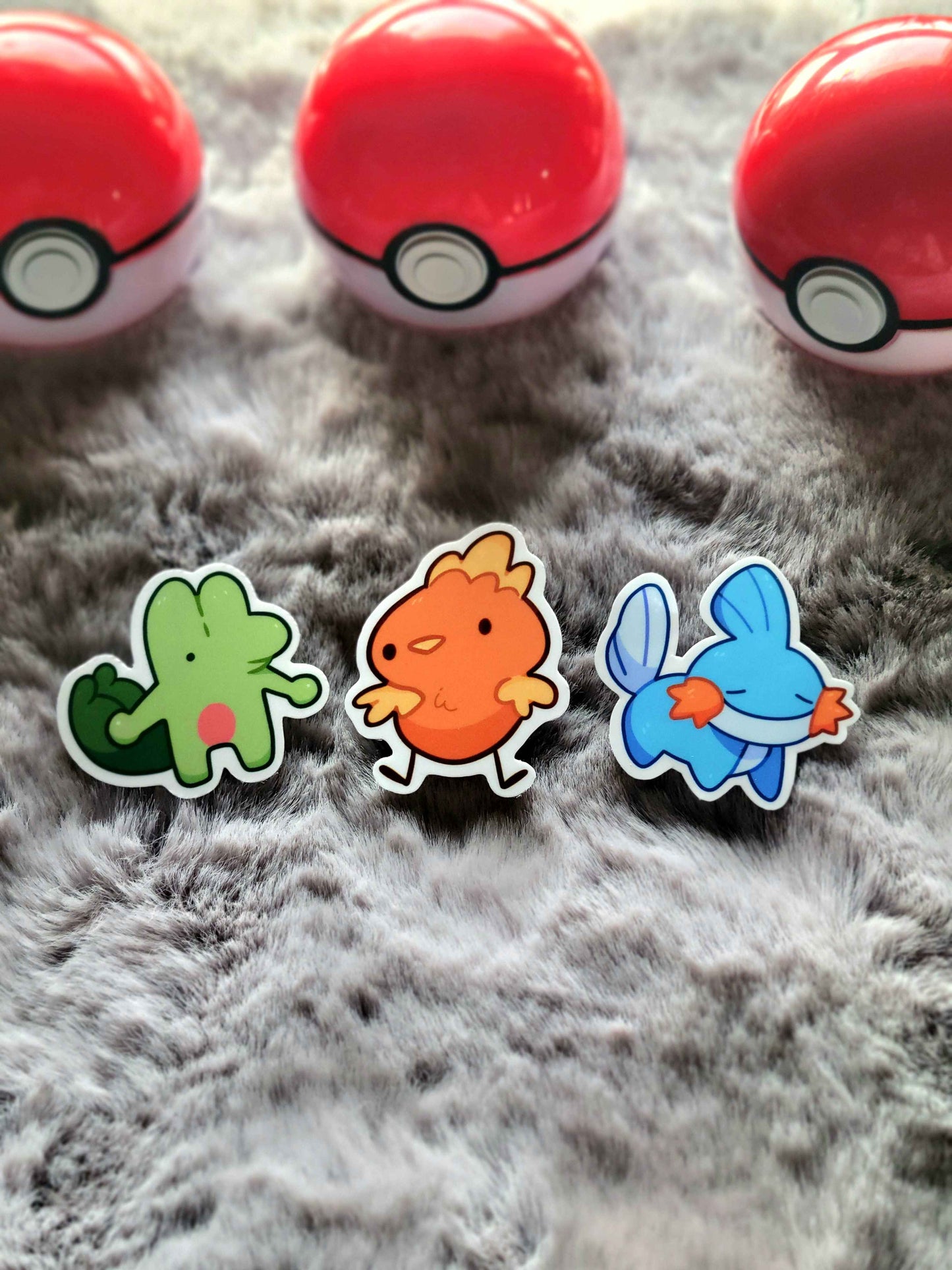 Pokemon Starters Sticker Packs