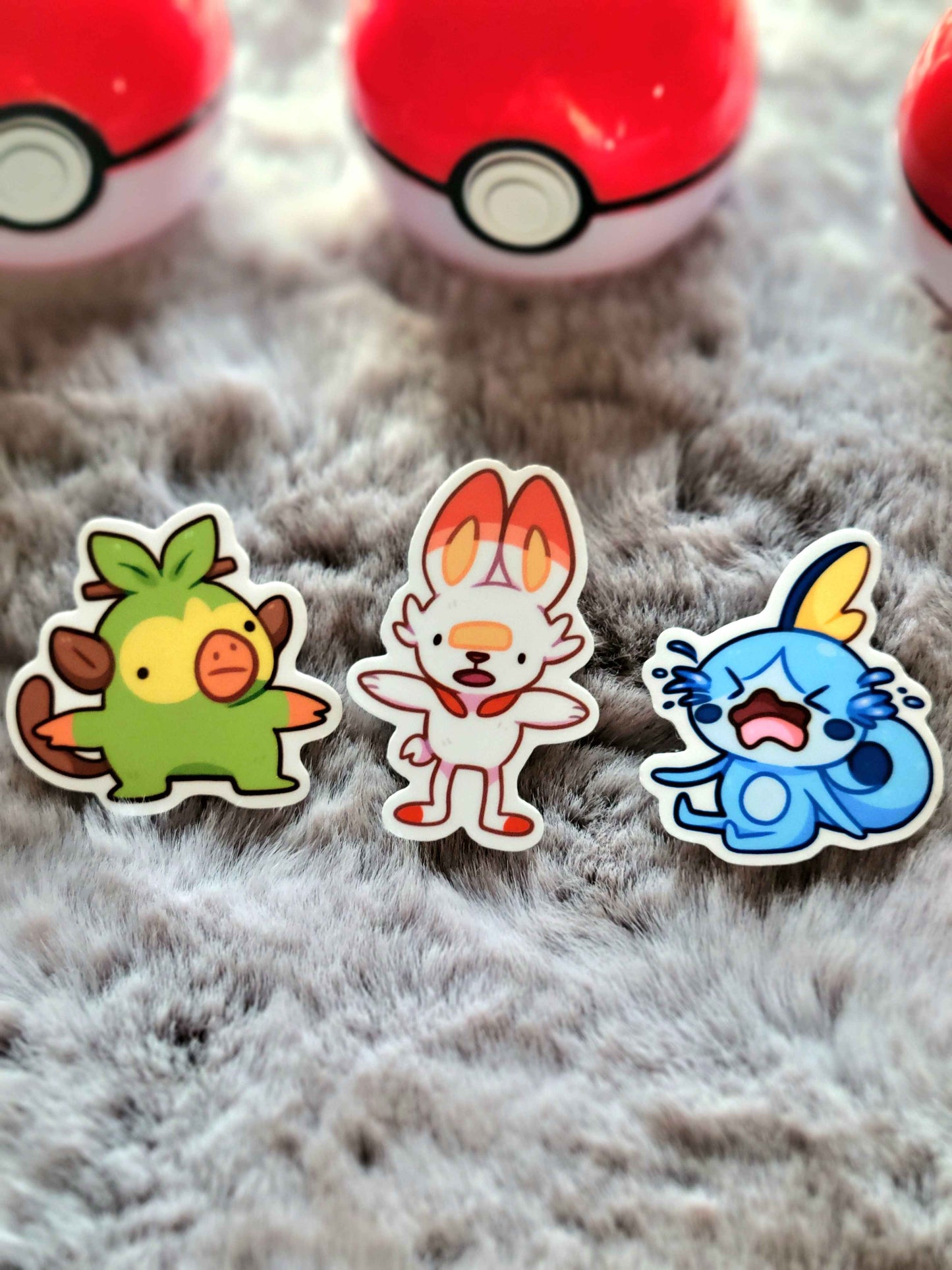 Pokemon Starters Sticker Packs