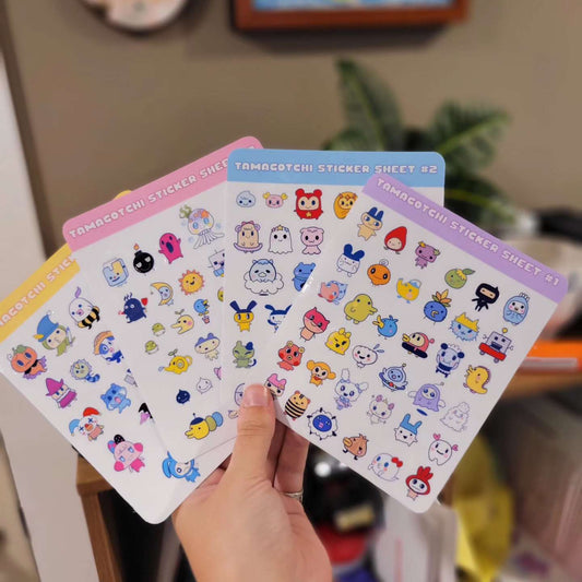 Tamagotchi Sticker sheets