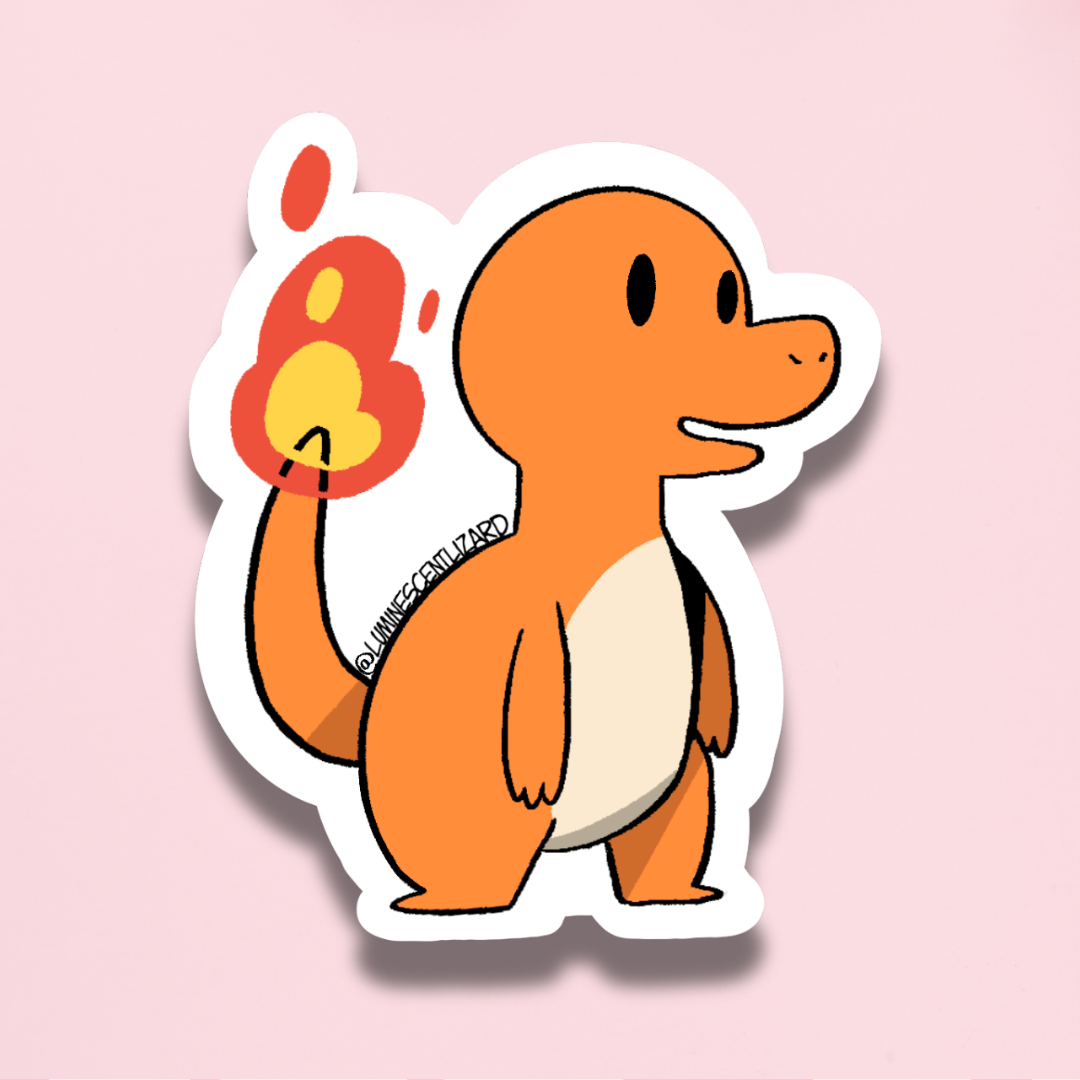 Charmander Vinyl Sticker