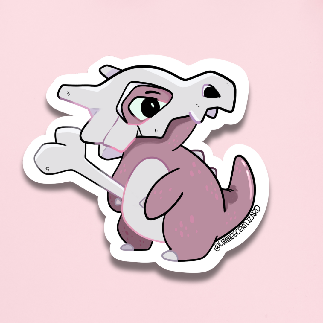 Cubone Vinyl Sticker