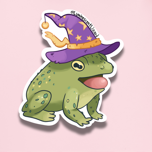 Frogbert Vinyl Sticker