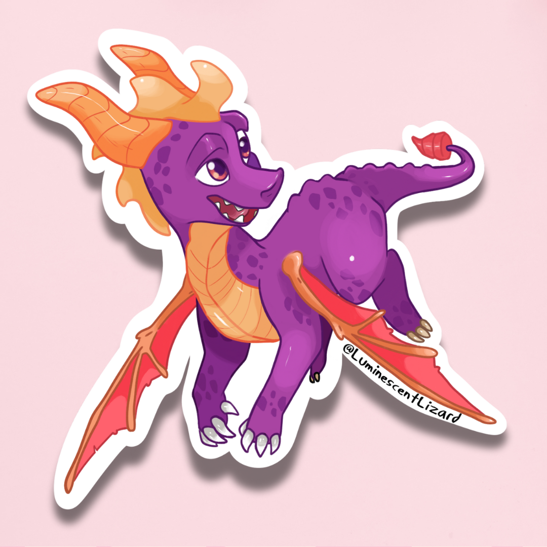 Spyro Vinyl Sticker